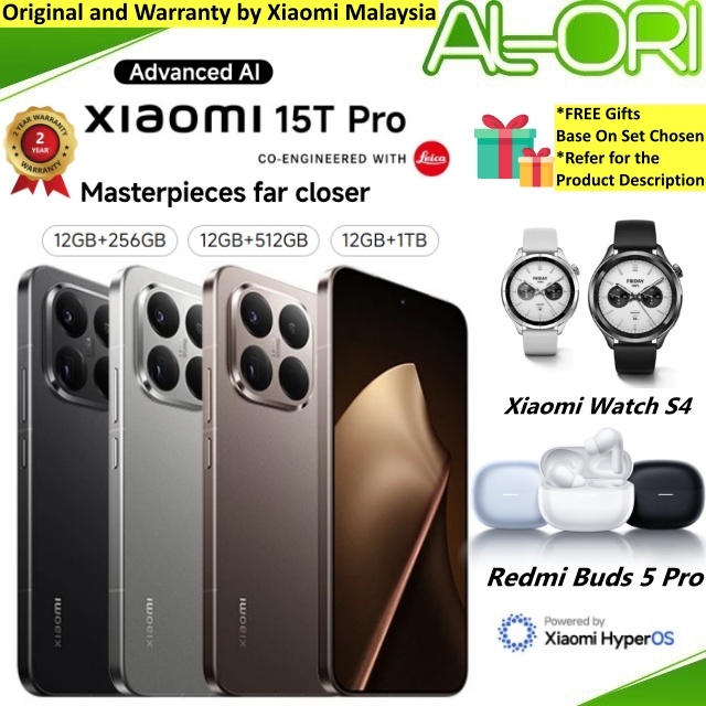 Xiaomi 15T Pro | 15T Leica Telephoto Summilux optical lens, AI camera, 5G Smartphone Original MY SET