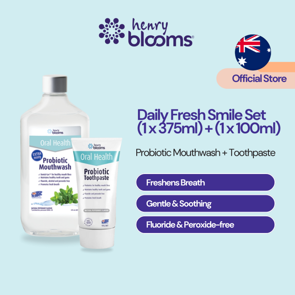 Henry Blooms Daily Fresh Smile Set  (1x375ml) + (1x100ml)