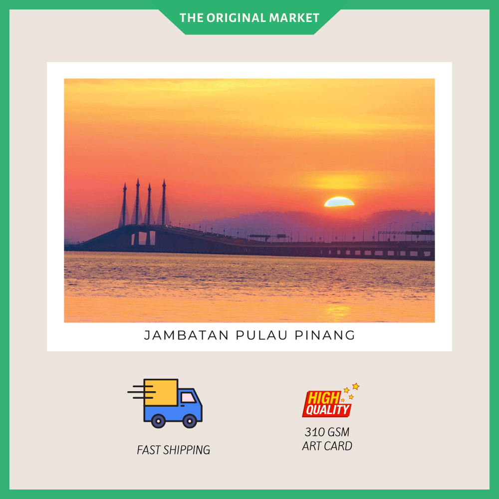 Malaysia Postcard - Penang Bridge | Jambatan Pulau Pinang