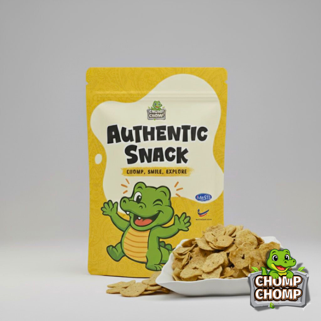 【FREE SHIPPING】ChompChomp Keropok Lekor Terengganu (80G) | Snack Lokal | Food | Makanan | 零食 | chompchompsnacks