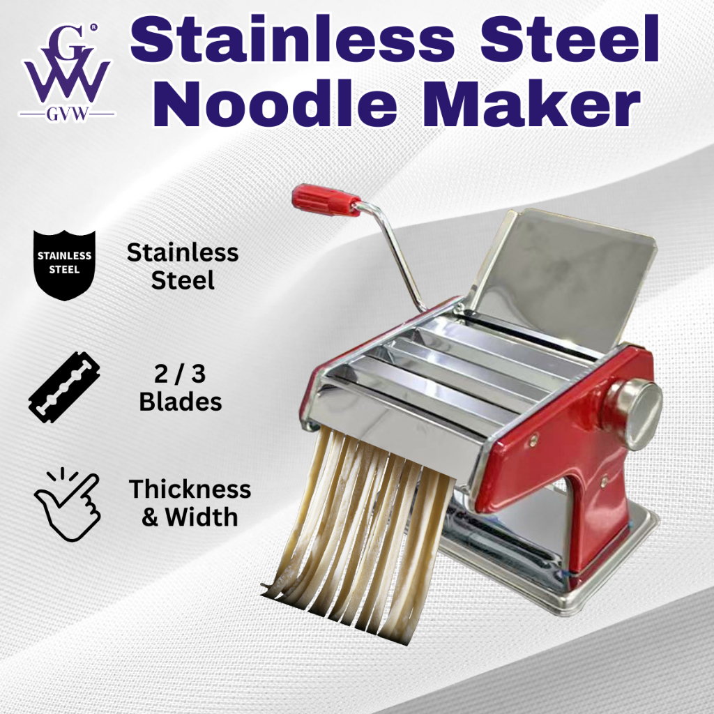 GVW Mesin Mee Manual Noodle Maker Pasta Maker Machine Noodles Maker Machine Dough Maker Machine 板面机