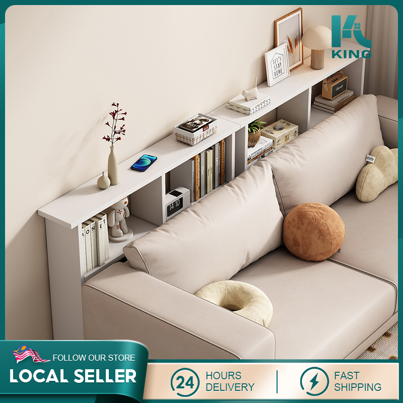 Long Bedside Table Sofa Side Table Living Room Display Rack Space Storage Cabinet Narrow Long Strip Table 床缝桌