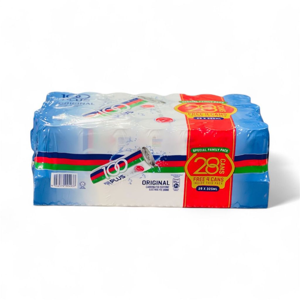 100 plus Tin Asli/ Original 325mlx28/carton (Tarikh Luput 10 /2026)