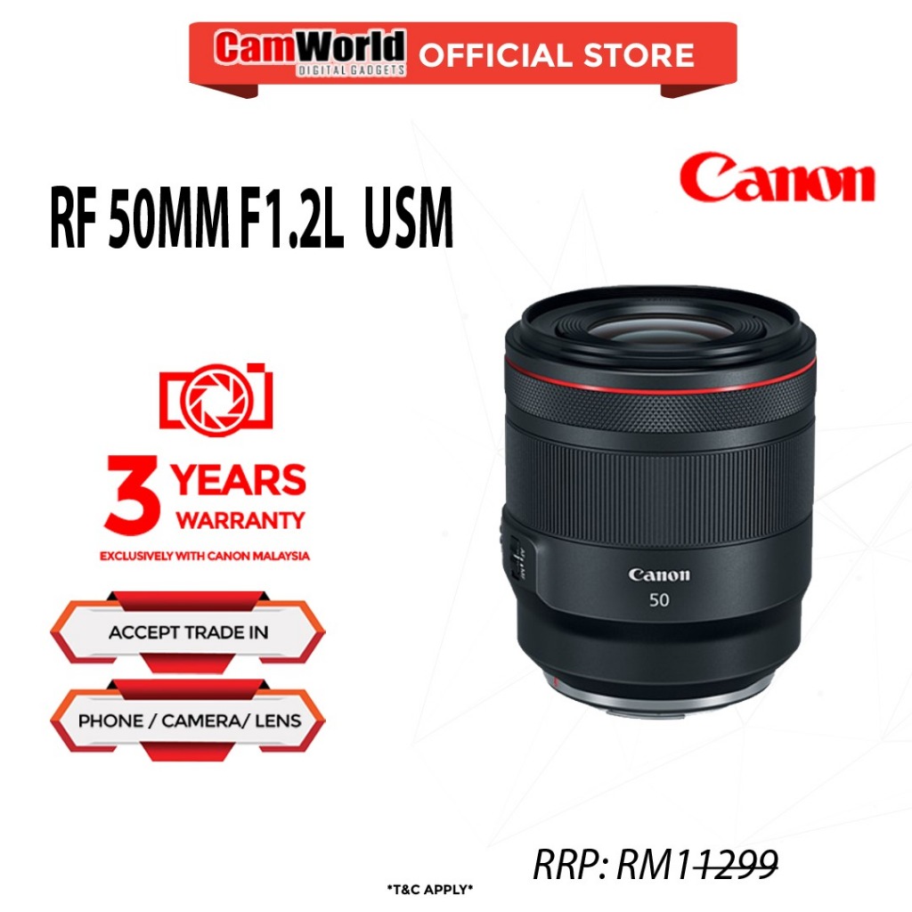 Canon  RF 50mm F1.2L USM CANON MALAYSIA