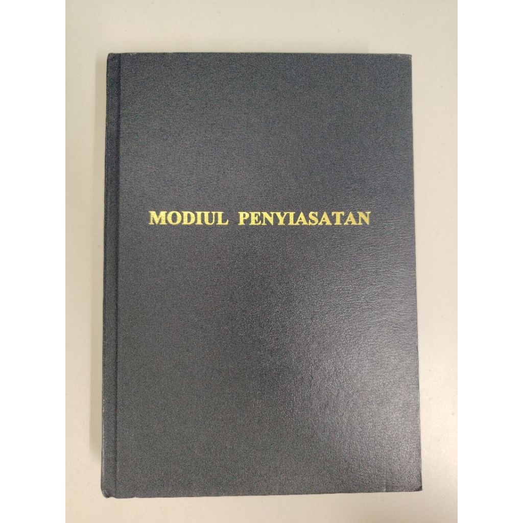 [BB] [Used] (Leather Bound) Modiul Penyiasatan (SOP Polis Kerajaan bukan Fiksyen)