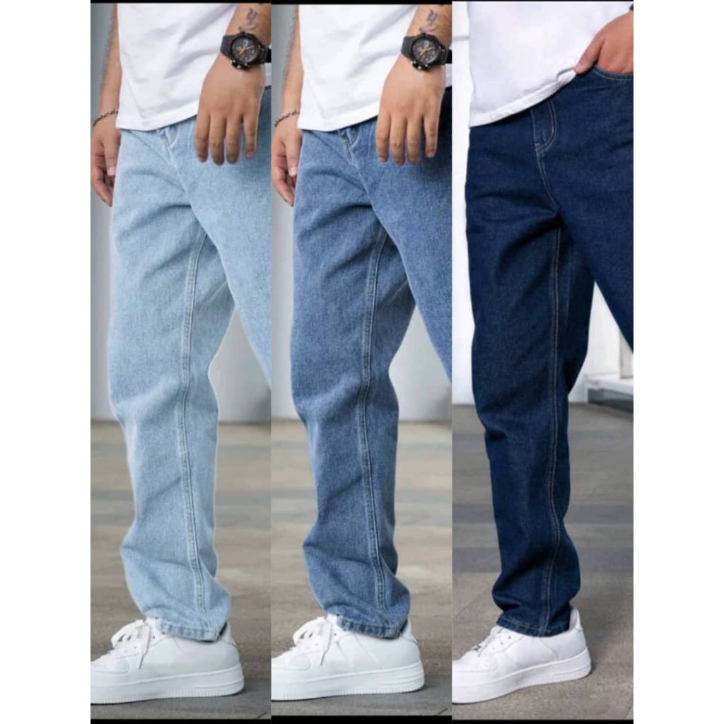 Man's Denim jeans  STRAIGHT-CUT long pant(28-40).