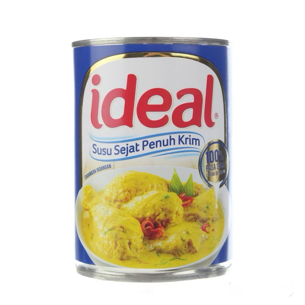 Ideal Evaporated Full Cream Milk (390g)