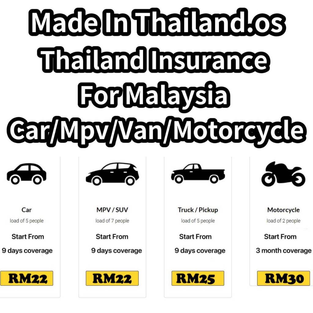 Malaysia–Thailand Travel Document Kit (INSURANCE/TM2/TM3/TDAC Forms ) – CI/VI