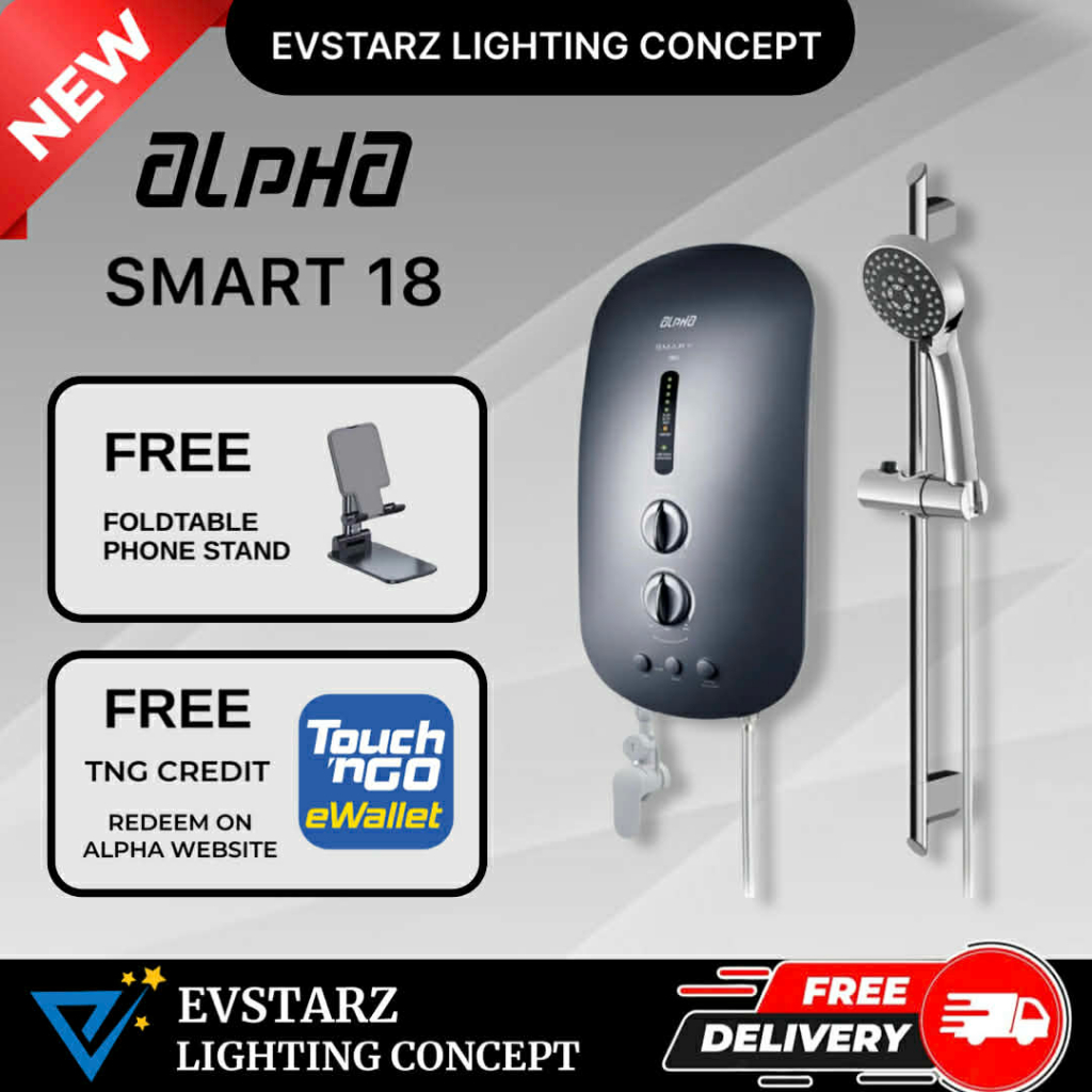 ALPHA SMART 18i/E DC Pump or Non Pump Instant Water Heater