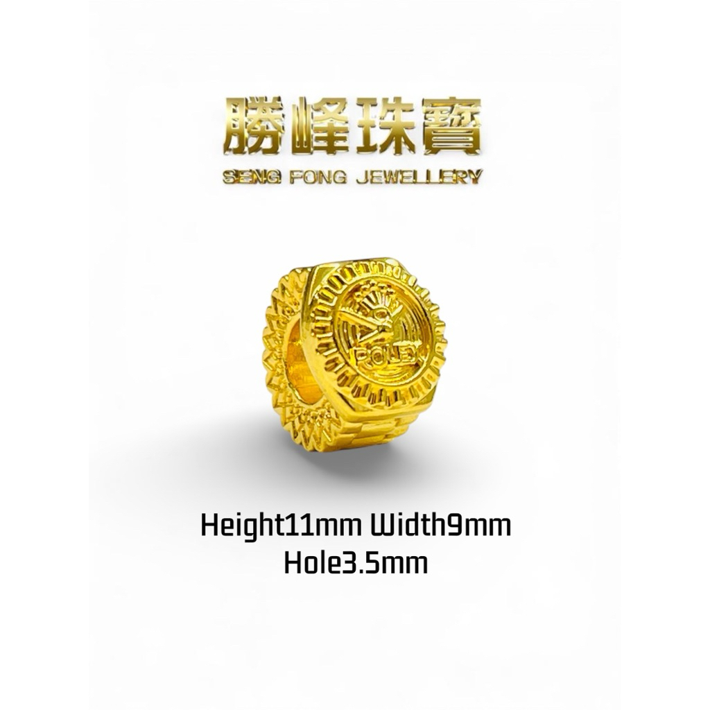 SF 劳力市手表手串 Relex Watch Charm/100%AUTHENTIC 916GOLD(SB002)