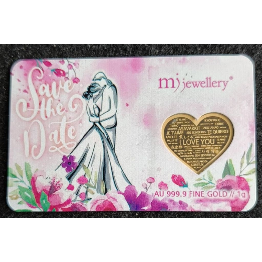 Gold bar 1gram 999.9