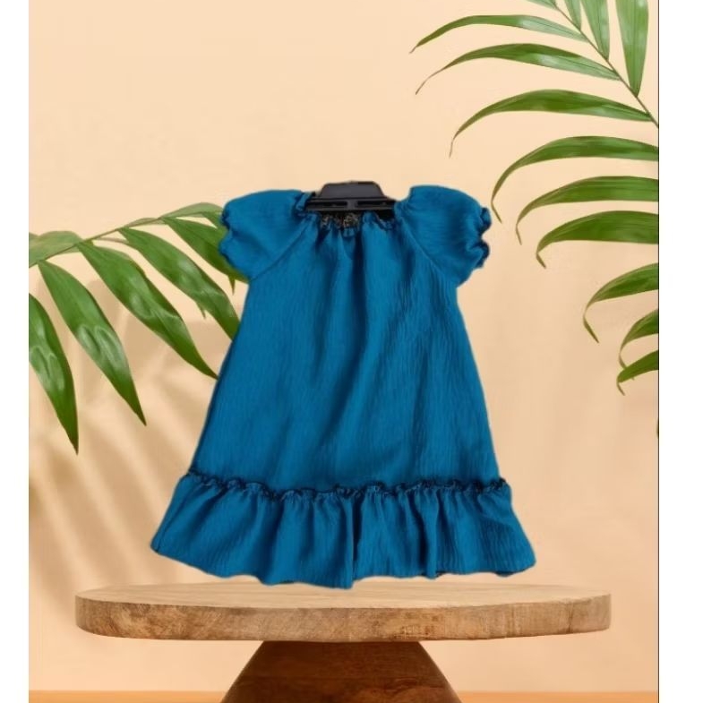 Dress Budak newborn - 6 tahun dress Paras lutut