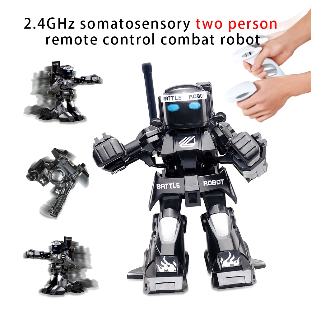 COD RC Robot For Kids 2.4G Intelligent Battle Robots Toy Parent-Child Interaction Boxing Robot Boys Children Gift