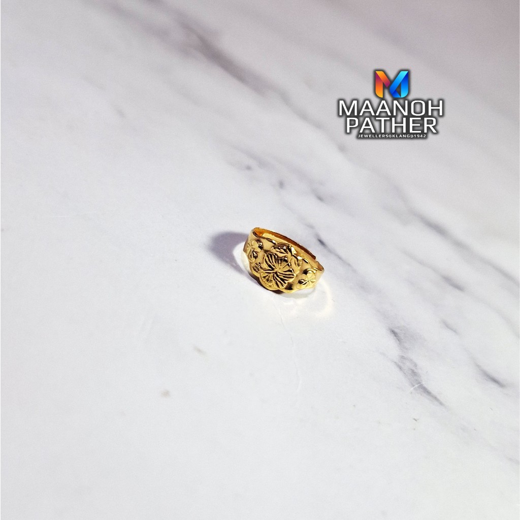 0.290GM-916 GOLD GIRL BABY RING-916 BANGLE-916 INDIAN BABY RING-916 GOLD-916 BABY CINCIN-916 GIRL BABY CINCIN-916 BABY