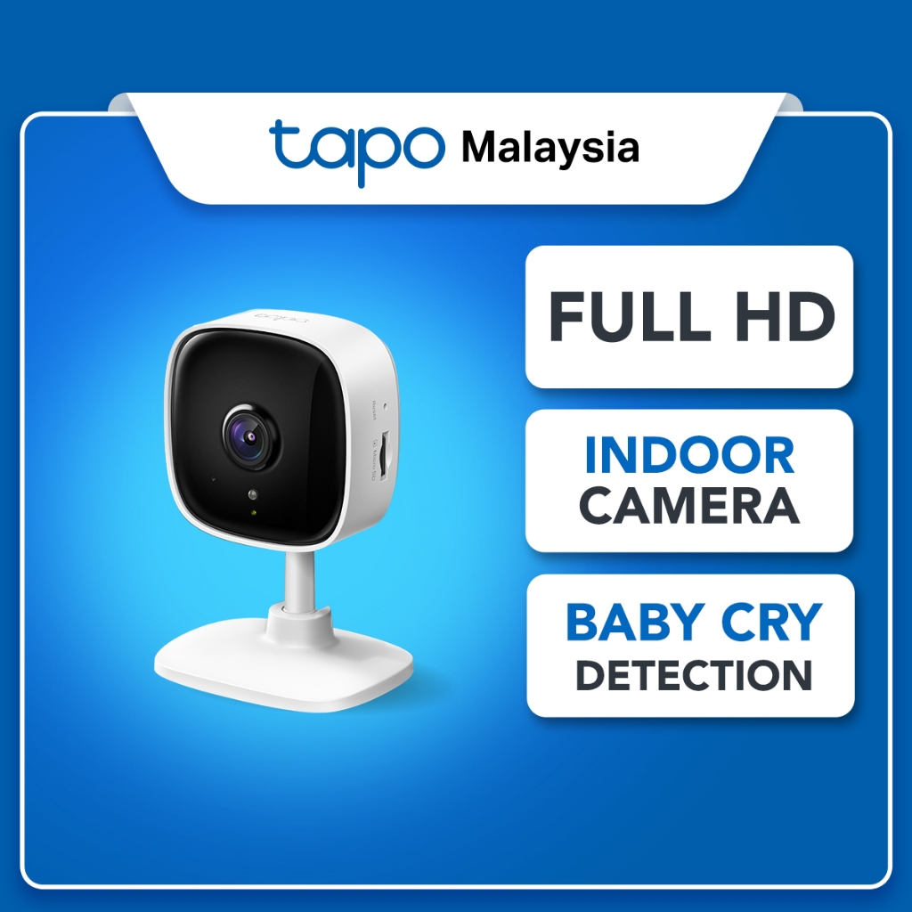 TP-Link Tapo C100 2MP 1080P Full HD Security CCTV Wifi & Wireless Home IP Camera CLOUD & Sirim Certify Indoor Tapo C100
