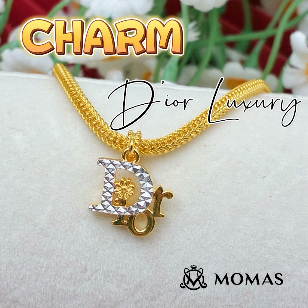 MOMAS CHARM HURUF VIRAL 3D Emas 916 Beads Alphabets 3D  Bead Enamel Emas 916 Charms 916 Murah Emas Viral Charm/Bead 916