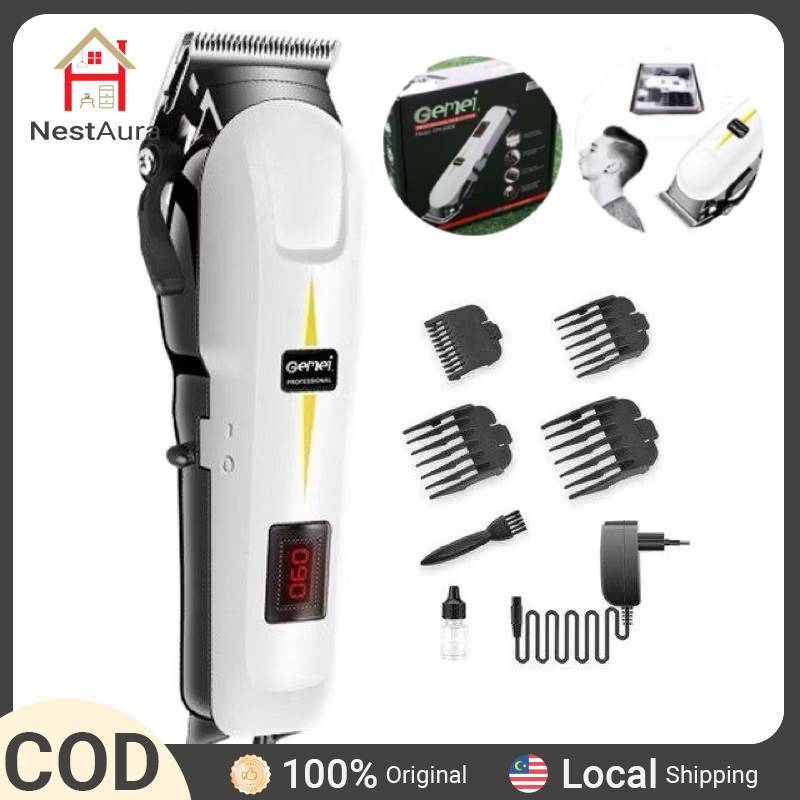 Professional Hair Clippers Rechargeable Haircut Razor Trimmer Cordless haircut set Mesin Gunting Rambut 理发器