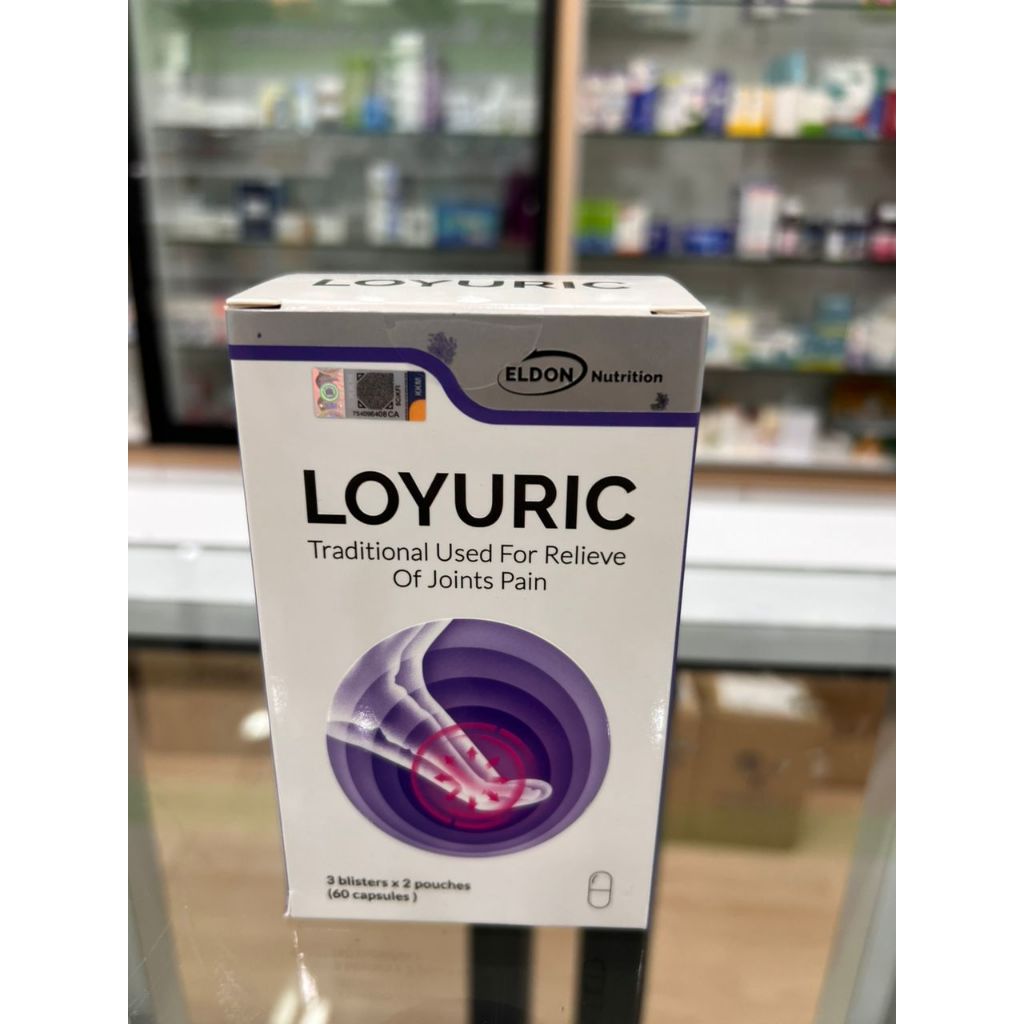 Eldon Nutrition Loyuric Caps (2 boxes FOC Optiflax) | Gout, Joint Pain| Tart Cherry & Baheda Extract