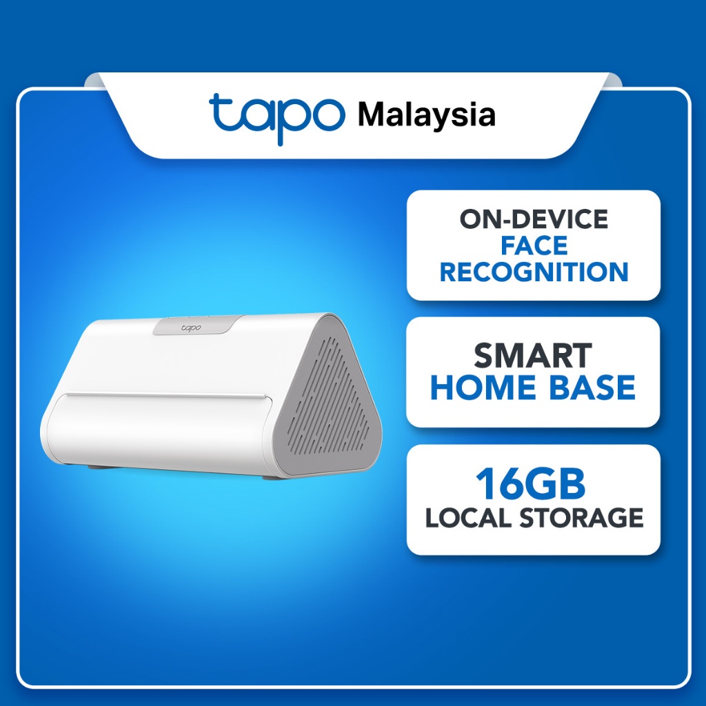 TP-Link Tapo H500 Smart HomeBase Hub | 16GB Built-in Storage | AI Detection | Supports Up to 16 Cameras & 64 Sensors