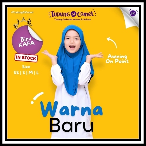 [TSC] Tudung Kafa ( Biru Laut), Tudung Kafa Penang, Tudung Kafa Kedah, Tudung Kafa Pulau Pinang