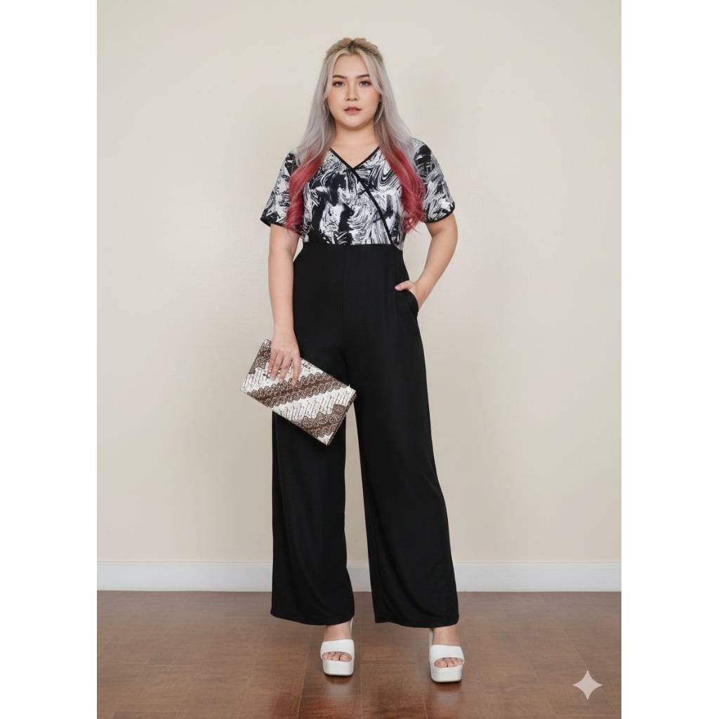 OOTD OUTFITS JUMPSUIT FASHION FREESIZE