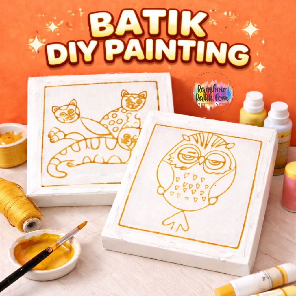 Ready Stock - DIY BATIK PAINTING (CANVAS & CARDBOARD ONLY)