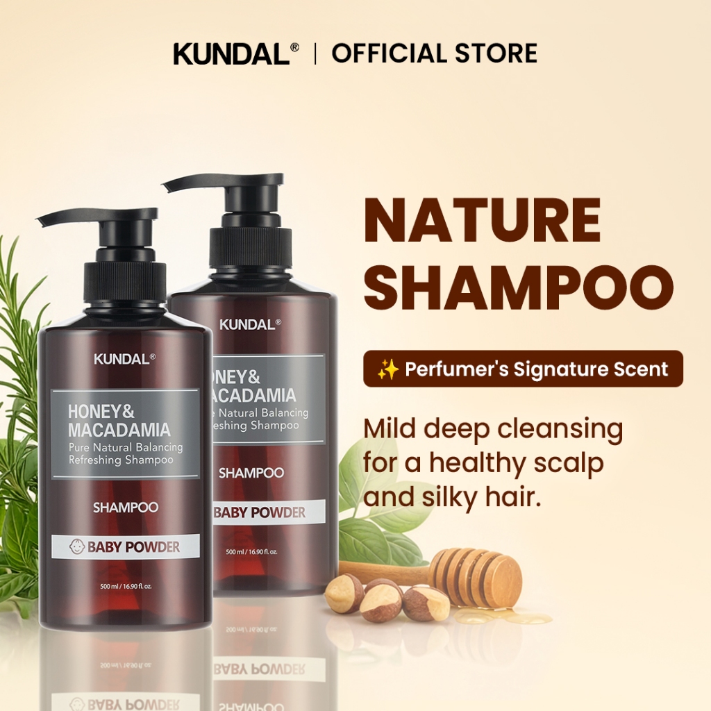 [KUNDAL] Pure Nature Balancing Refreshing Shampoo 500ml