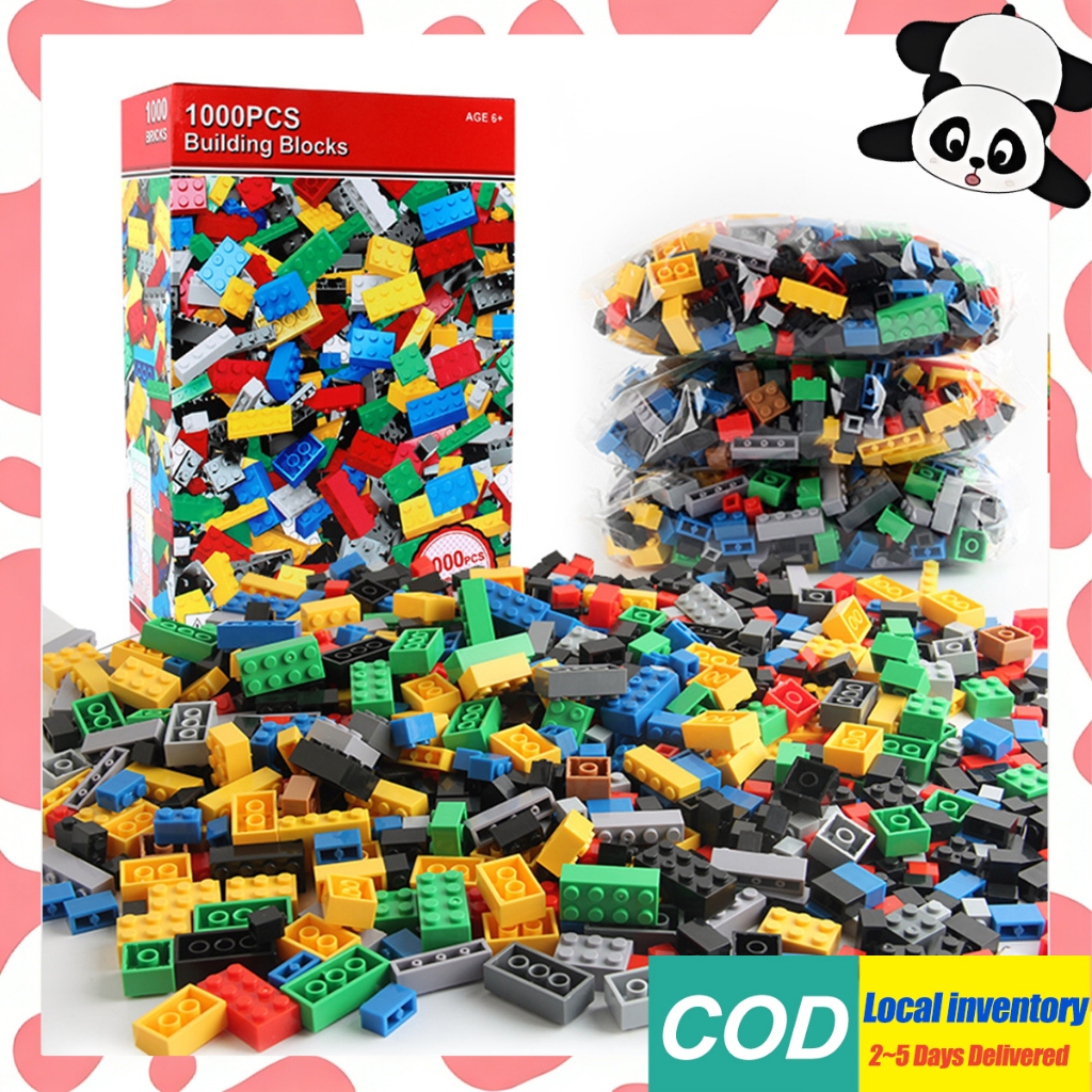 Brick 1000 PCS Building Baseplate Educational Creative Kids Toys Colorful Blocks 500 Pcs Toys