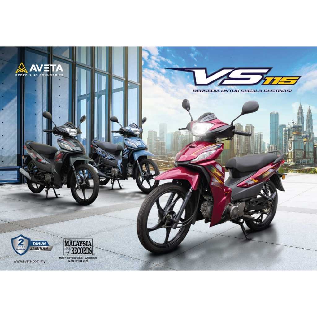 AVETA VS115 -- OTR Price (Interchange) *FREE DELIVERY *No Hidden Charges