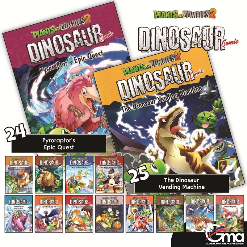 Plants Vs Zombies 2 - Dinosaur Comic by United Publishing House