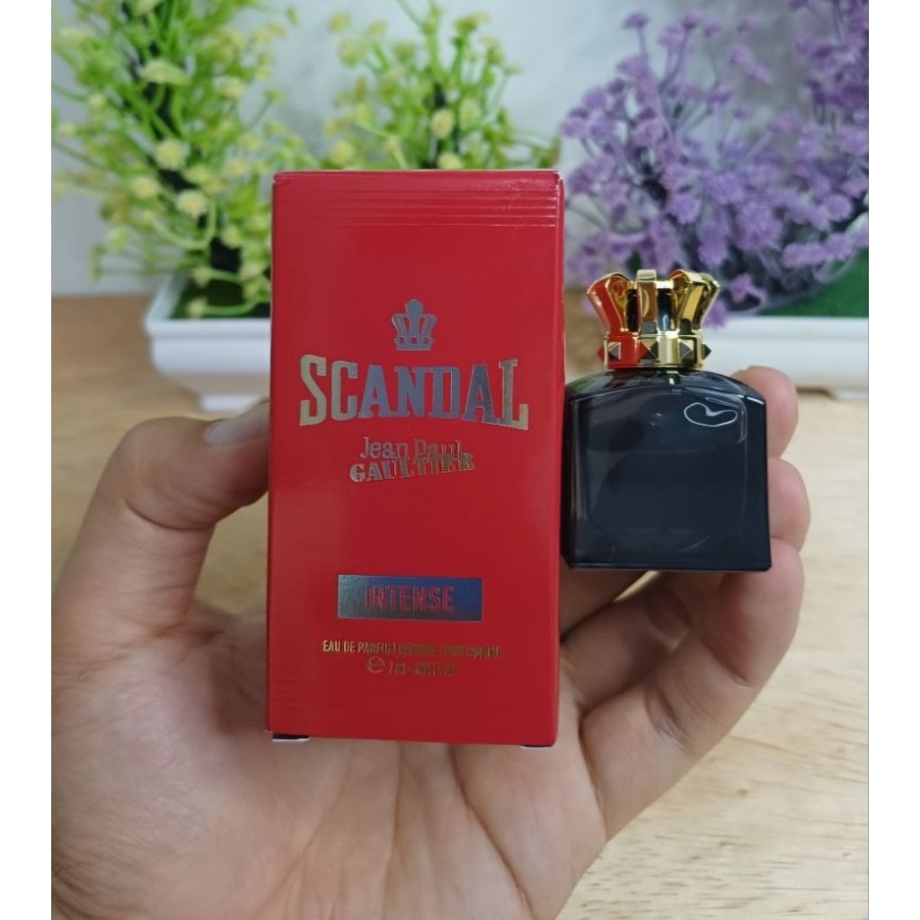 ORIGINAL Scandal Pour Homme Intense 7ml EDP Miniature Perfume By jean Paul Gaultier