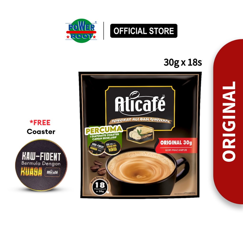 Alicafe Tongkat Ali & Ginseng Original (30gm X 18 Sachets)