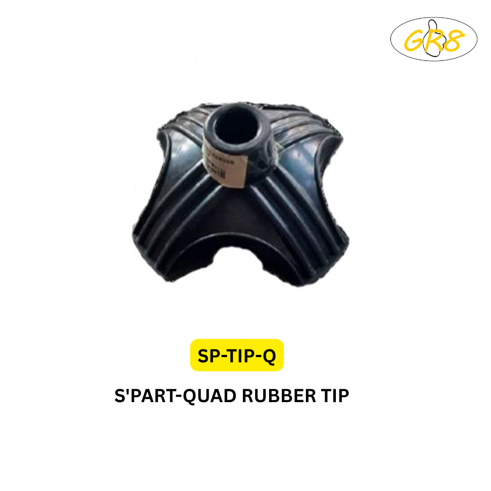 1PCS S'PART-QUAD RUBBER TIP- ALAT GANTIAN TONGKAT EMPAT KAKI