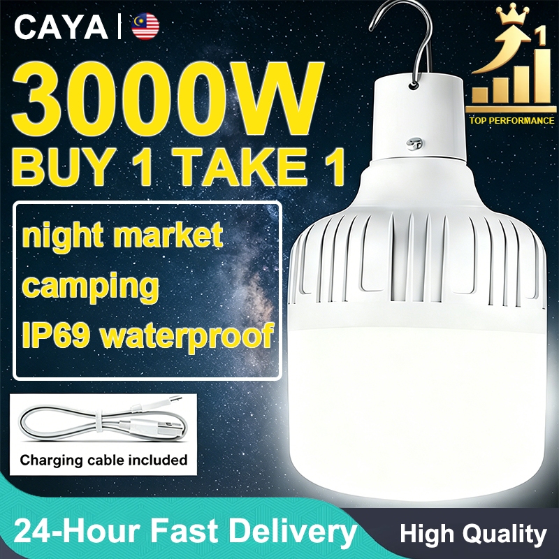 Portable Lamp LED Light Bulb Hanging Light Bulb Rechargeable USB Suitable For Emergencies Camping and Night Markets