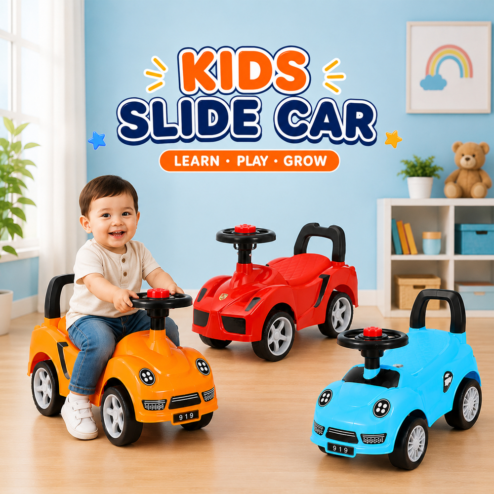 Realeos 1-6 Years Old Push Car or Walker Children Scooter with Horn Baby Kids Ride On Balancer Bike Kereta Sorong