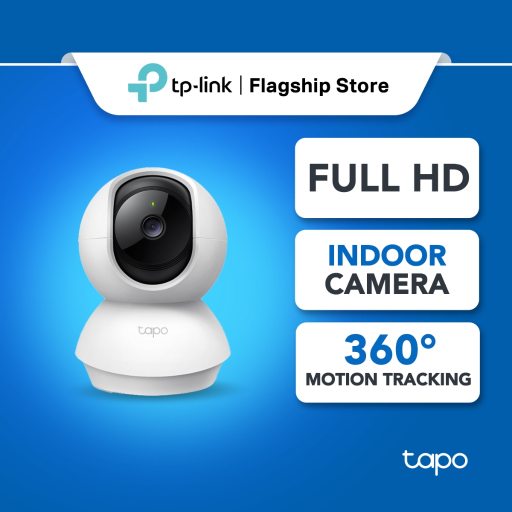 【SIRIM】TP-Link Tapo WiFi CCTV IP Home Security Camera 360 Degree Night Vision 2 Way Audio 1080P FHD C200 C210 TC70 TC71