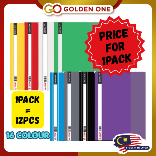 【1PACK=12PCS】Astar Laporan Pengurusan Fail PVC PP/mangement file/Management Report PP PVC File(RP10)