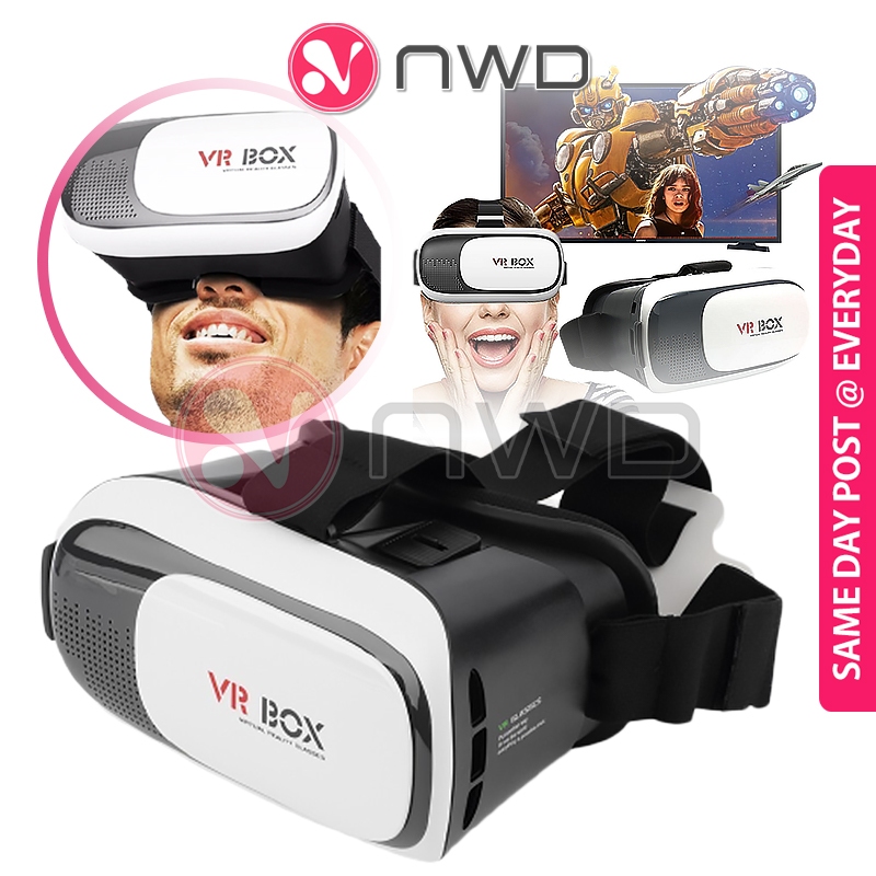 《 》 Virtual Reality 3D Movie Gaming Glasses AR VR Box Cardboard 360 Realiti Maya 虚拟现实眼镜 NWD