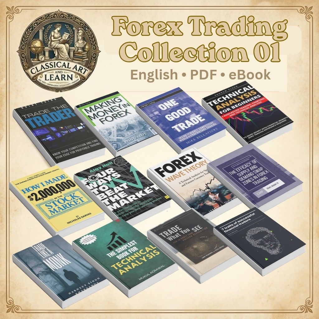 Forex Trading eBook Collection | Technical Analysis | Stock Market | Digital PDF | Instant Download