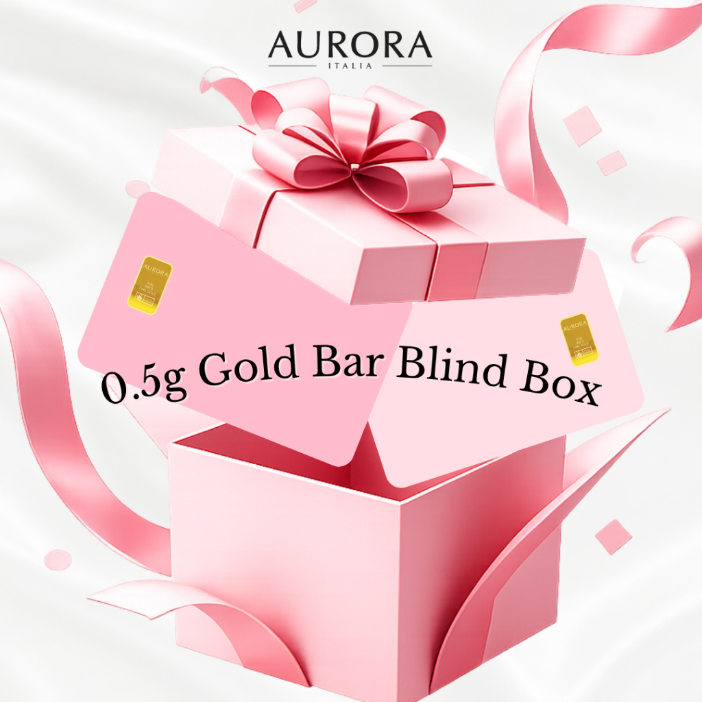 [MYSTERY EDITION] 999.9 Aurora Italia (0.5g) Random Design Gold Bar Blind Box&hellip;