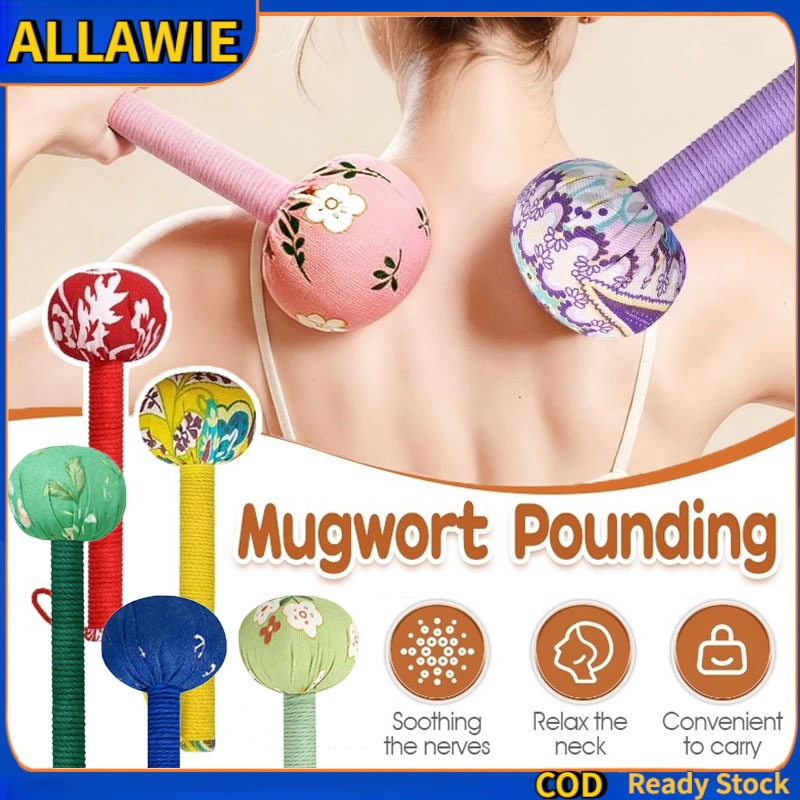 Herbal Health Wormwood Massage Hammer for Fatigue Relief Cervical Spine & Waist Support Massage Percussion