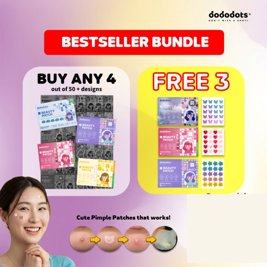 [BUY 4 FREE 3] Dododots Pimple Patches - All Products | Asia's No.1 Clinical-Grade Hydrocolloid Acne Patch w TeaTreeOil