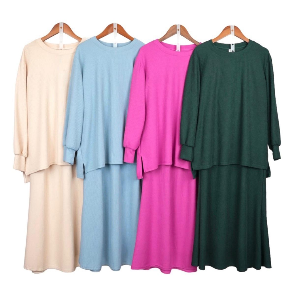 Panda Eyes Sweatshirt Skirt Set CLO-CNJJ0291SET
