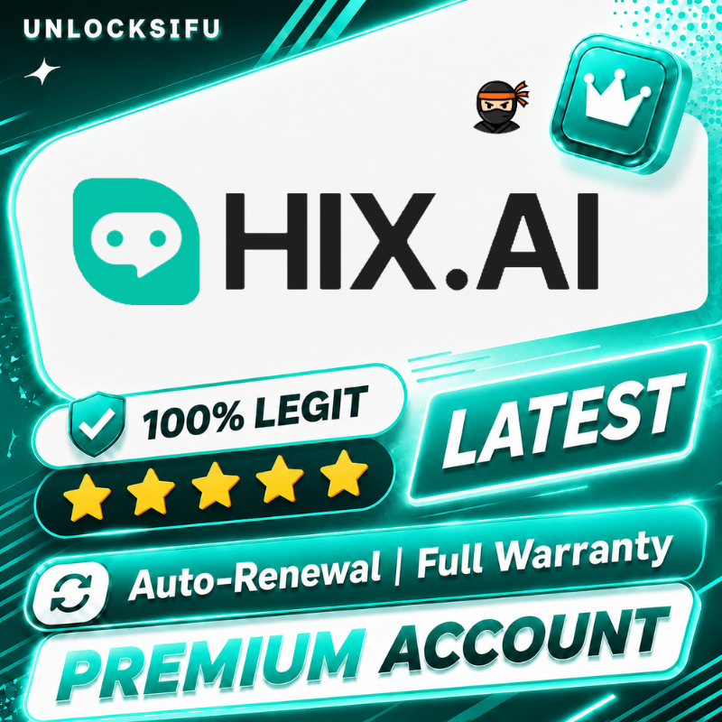 HIX.AI Premium Account | AI Humanizer & Writing Assistant | AI Text Rewriter Tool | Instant Access | Warranty