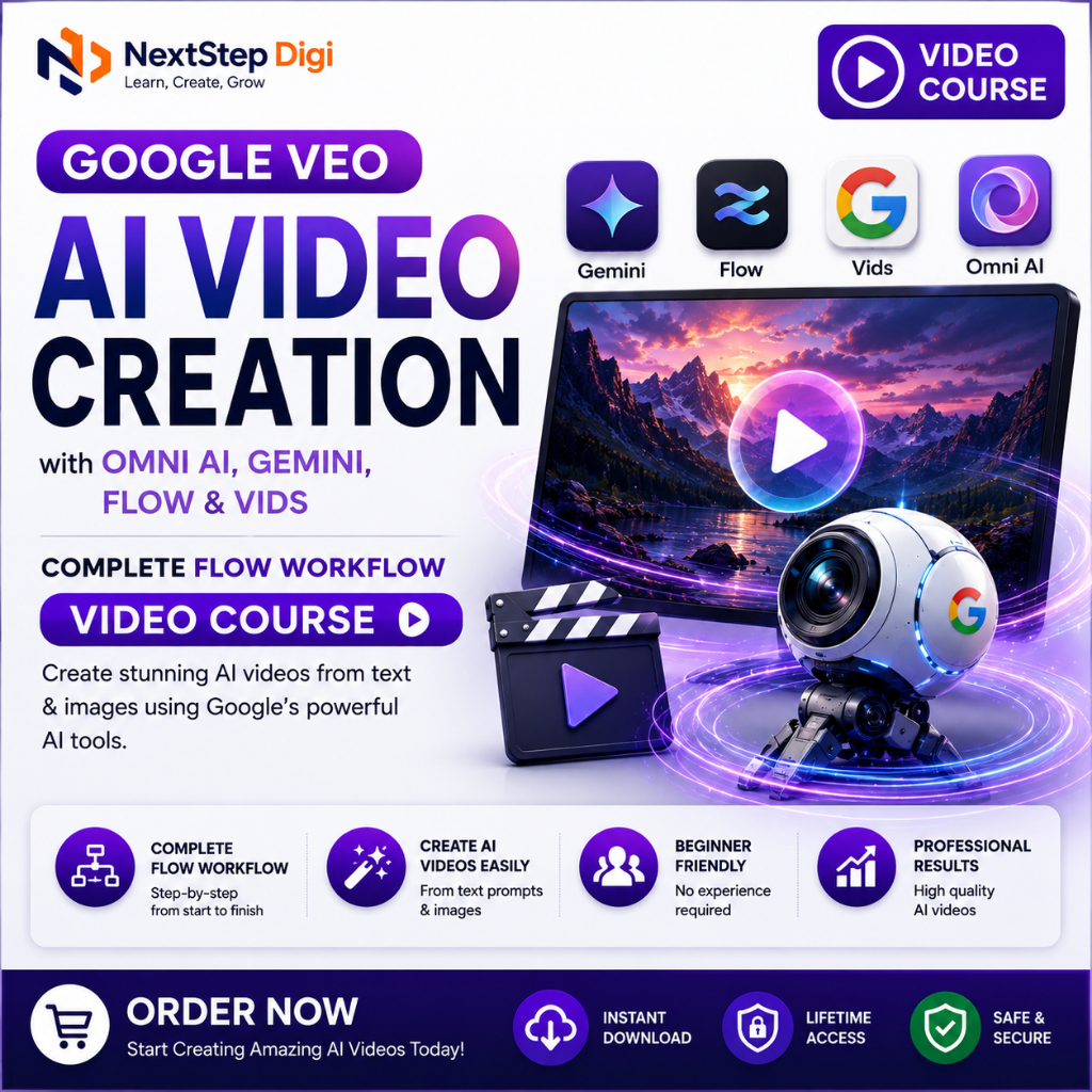 (Course) Google VEO 3: Create AI Videos with Omni AI, Gemini & Flow | Complete Video Course