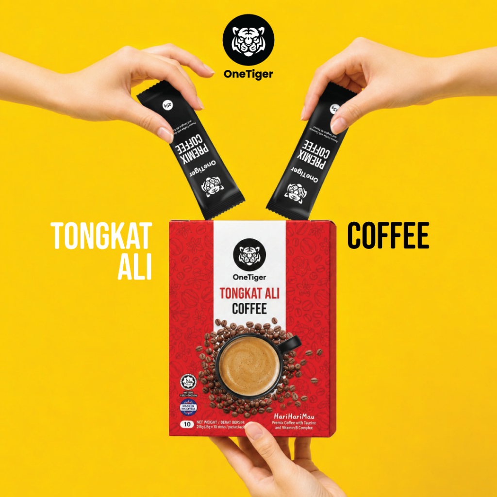 One Tiger Tongkat Ali Coffee - 25g x 10 sachets