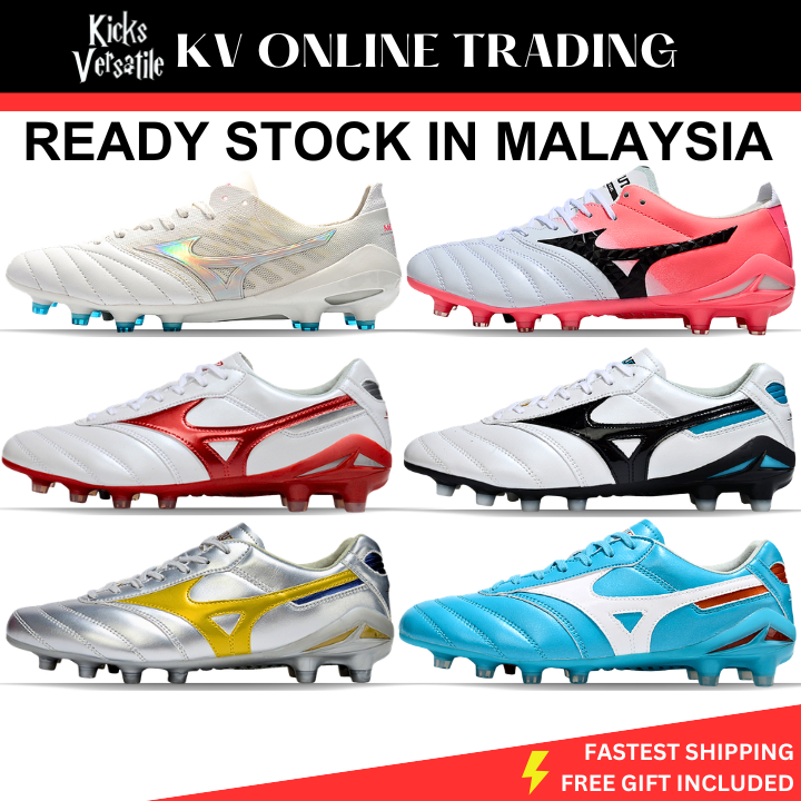 Ready Stock Beta2 Neo4 Neo3 DNA FG Football Boots Kasut Bola Sepak Padang Berlidah Lelaki Soccer