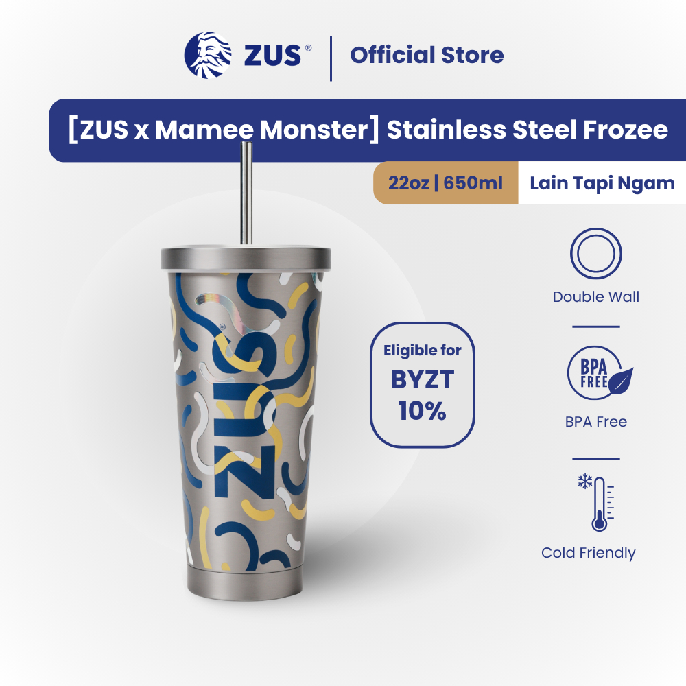 [ZUS x Mamee Monster] Stainless Steel Frozee | 650ml | Lain Tapi Ngam