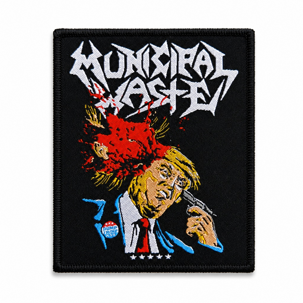 Municipal Waste woven patch, Jacket & vest accessories - Metal music merchandise