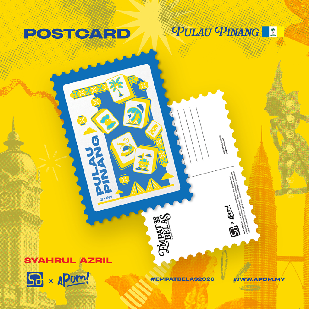 APOM Empatbelas 2026 Penang Postcard
